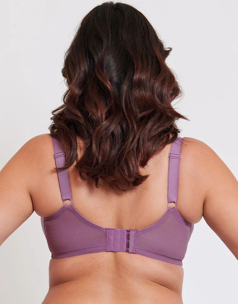 Flirtelle Emilie Deco Full Cup Side Support Bra Mauve - Image 5