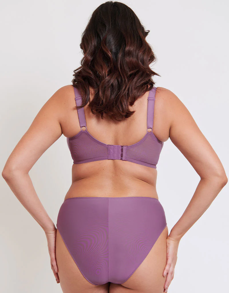 Flirtelle Emilie Deco Full Cup Side Support Bra Mauve - Image 6