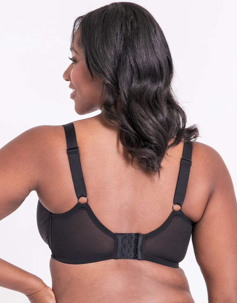 Flirtelle Emilie Full Cup Side Support Bra Black - Image 4