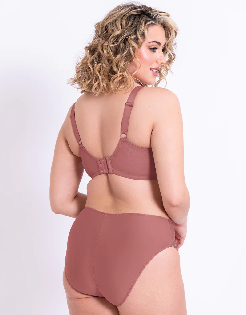 Flirtelle Emilie Full Cup Side Support Bra Rose - Image 6
