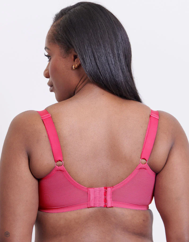 Flirtelle Emilie Full Cup Side Support Bra Hot Pink - Image 5