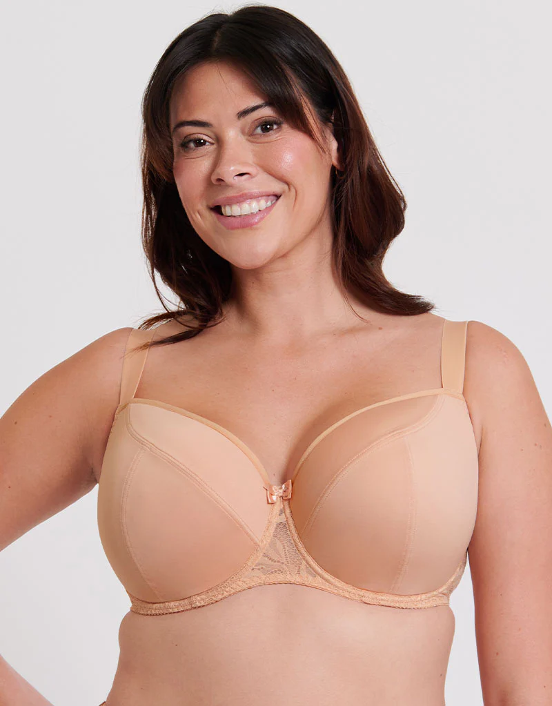 Flirtelle Emma Padded Balcony Bra Latte - Image 3