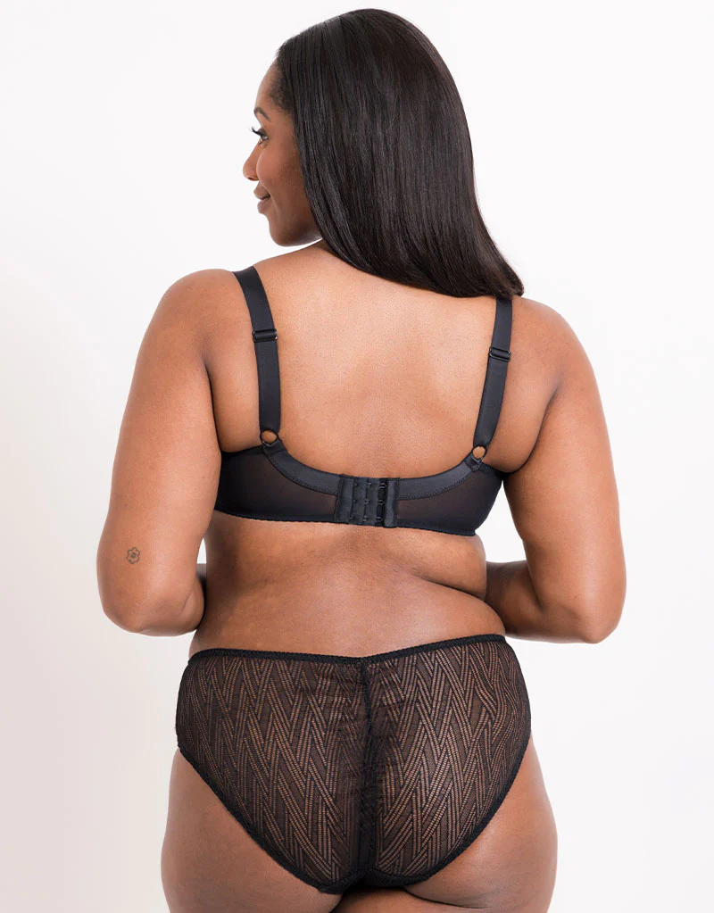 Flirtelle Esme Padded Balcony Bra Black - Image 6