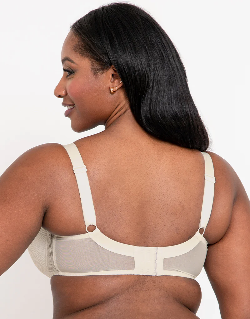 Flirtelle Esme Padded Balcony Bra Cream - Image 5