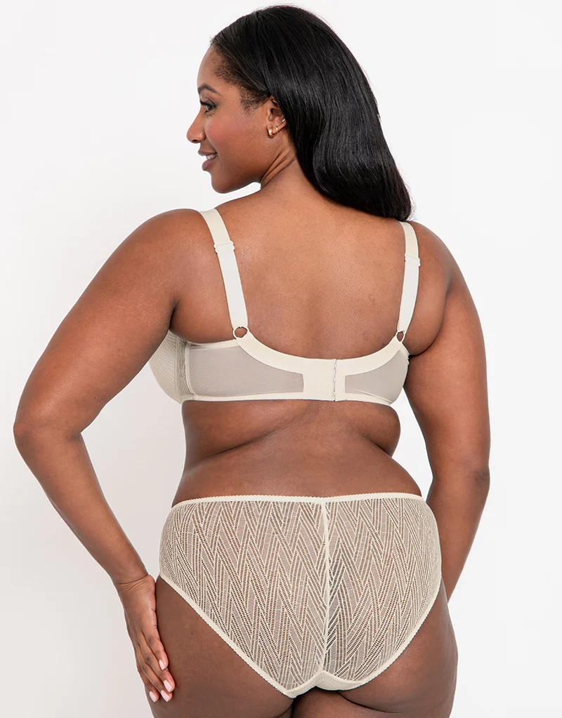 Flirtelle Esme Padded Balcony Bra Cream - Image 6