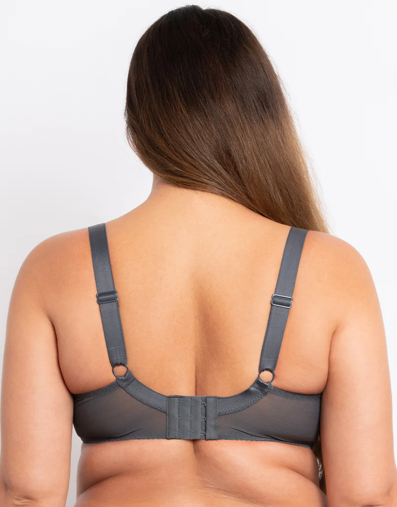 Flirtelle Holly Balcony Bra Charcoal - Image 5