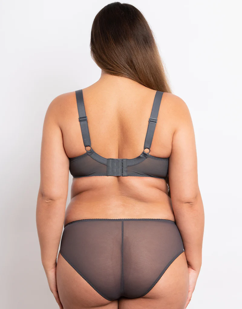 Flirtelle Holly Balcony Bra Charcoal - Image 6