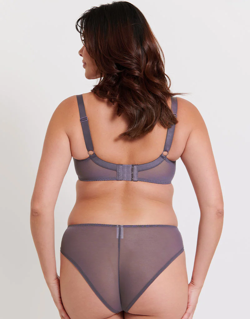 Flirtelle Isla Padded Balcony Bra Twilight Grey - Image 6