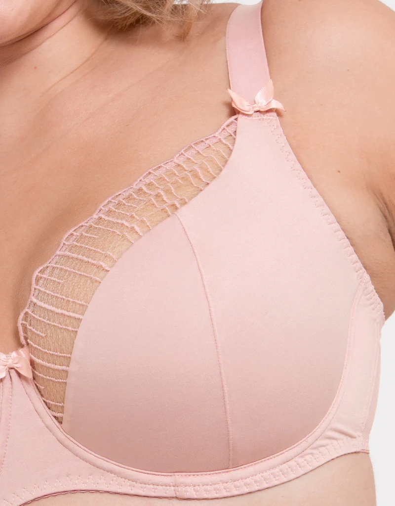 Flirtelle Riley Balcony Bra Blush Pink - Image 4