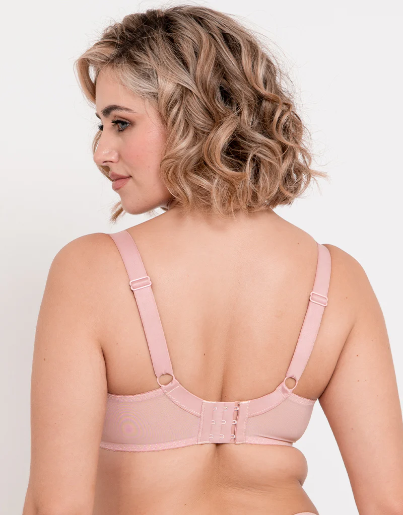 Flirtelle Riley Balcony Bra Blush Pink - Image 5