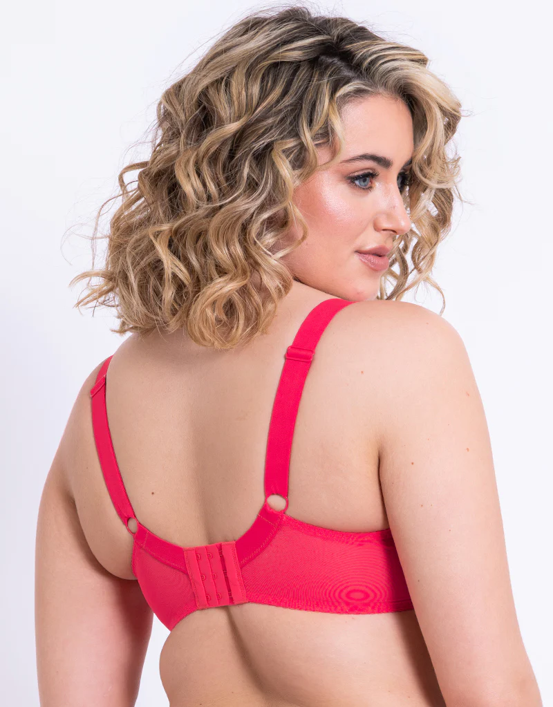 Flirtelle Riley Balcony Bra Bright Pink - Image 5