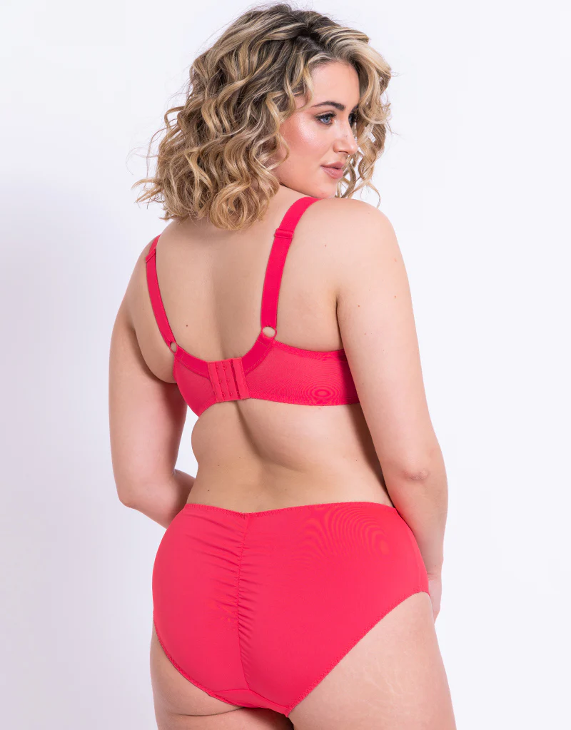 Flirtelle Riley Balcony Bra Bright Pink - Image 6