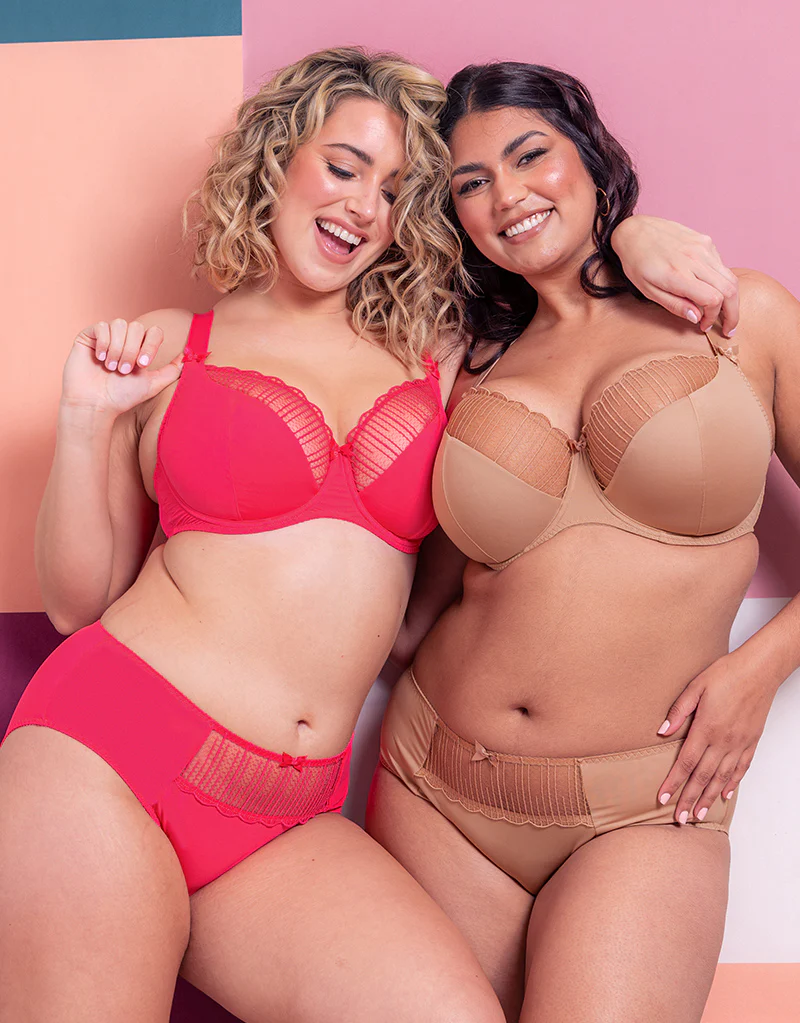 Flirtelle Riley Balcony Bra Bright Pink - Image 9