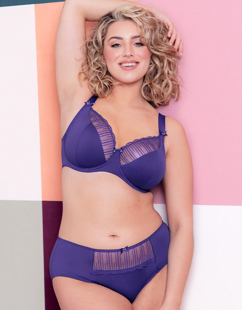 Flirtelle Riley Balcony Bra Purple - Image 2