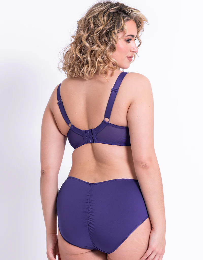 Flirtelle Riley Balcony Bra Purple - Image 6