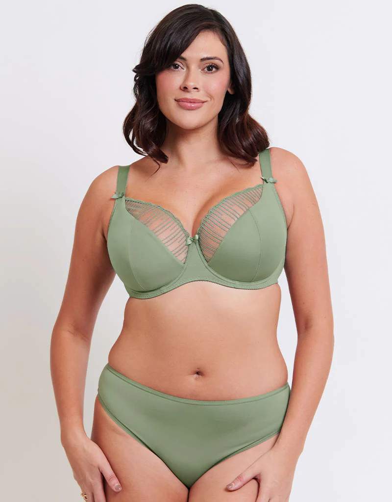 Flirtelle Everyday Brazilian Brief Sage Green - Image 3