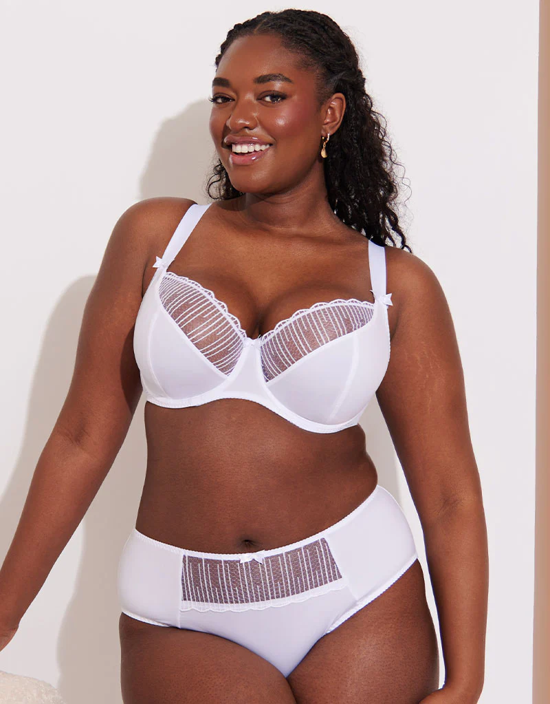 Flirtelle Riley Balcony Bra White - Image 2