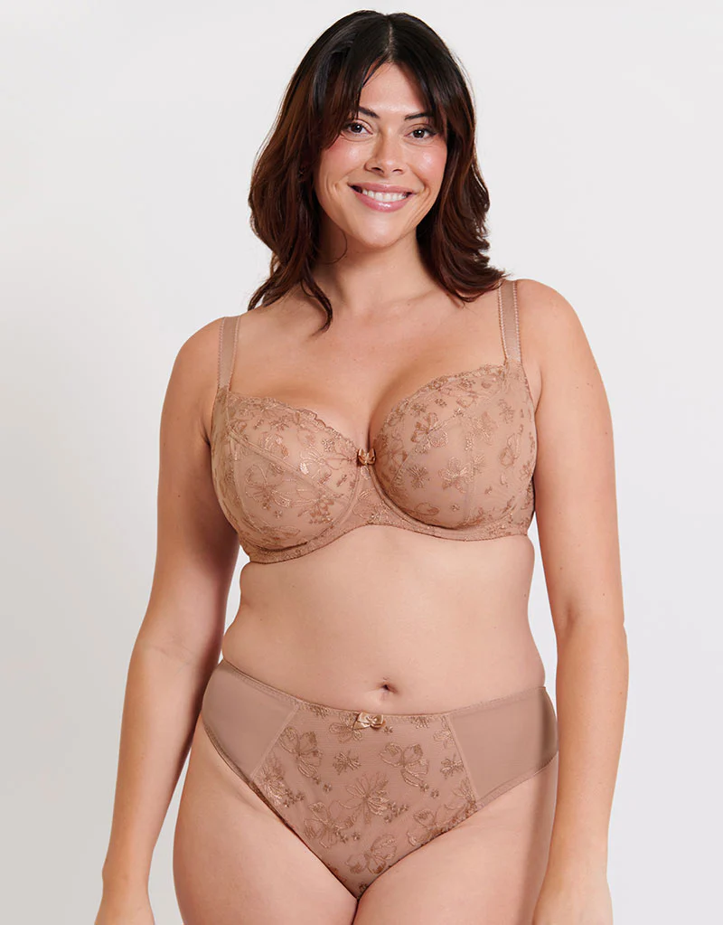 Flirtelle Rosie Balcony Bra Cafe Au Lait