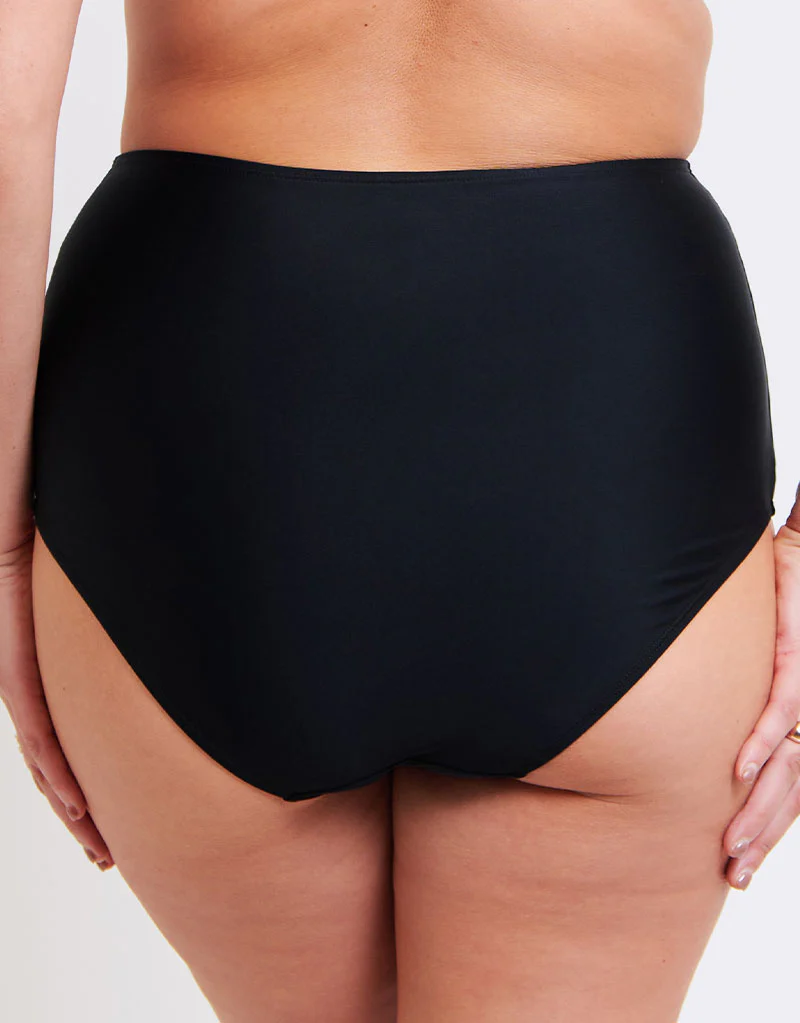 Flirtelle Salento Coast High Waist Bikini Brief Black - Image 2