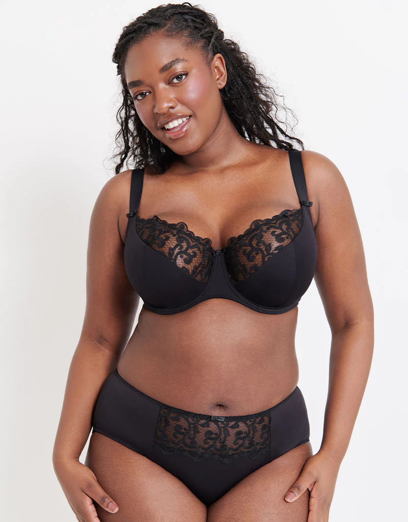 Flirtelle Swirl Brief Black - Image 3