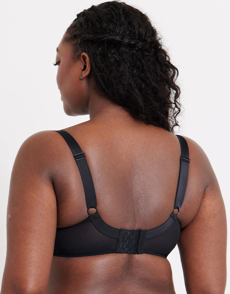 Flirtelle Swirl Balcony Bra Black - Image 5