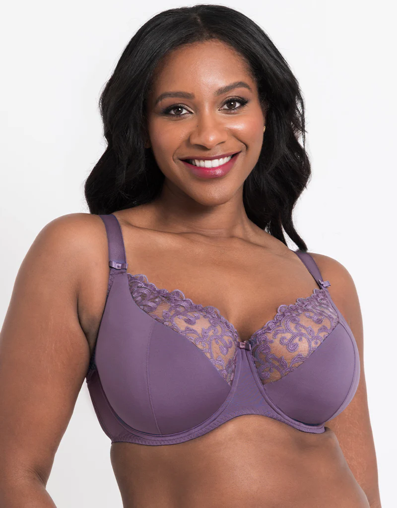 Flirtelle Swirl Balcony Bra Heather - Image 3