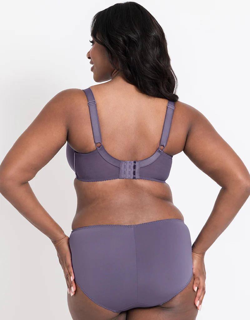 Flirtelle Swirl Balcony Bra Heather - Image 6
