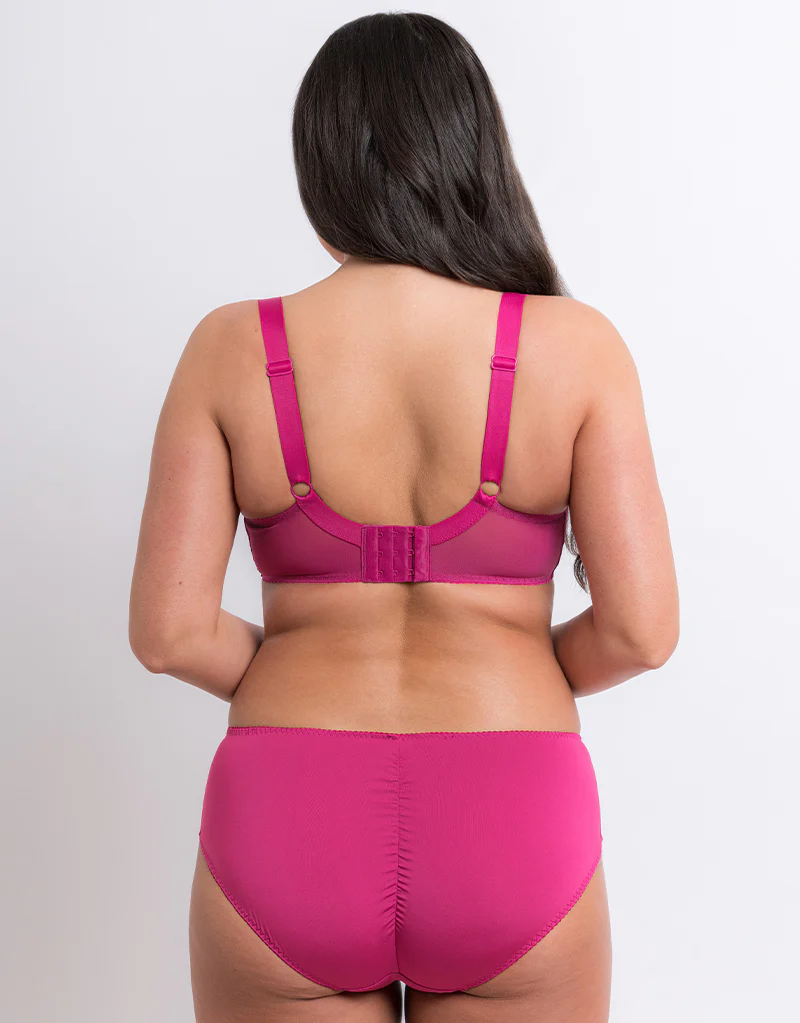 Flirtelle Swirl Balcony Bra Magenta - Image 6