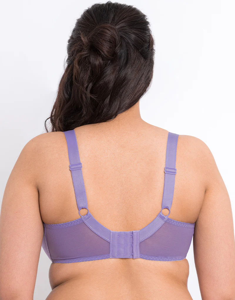 Flirtelle Swirl Balcony Bra Violet - Image 5