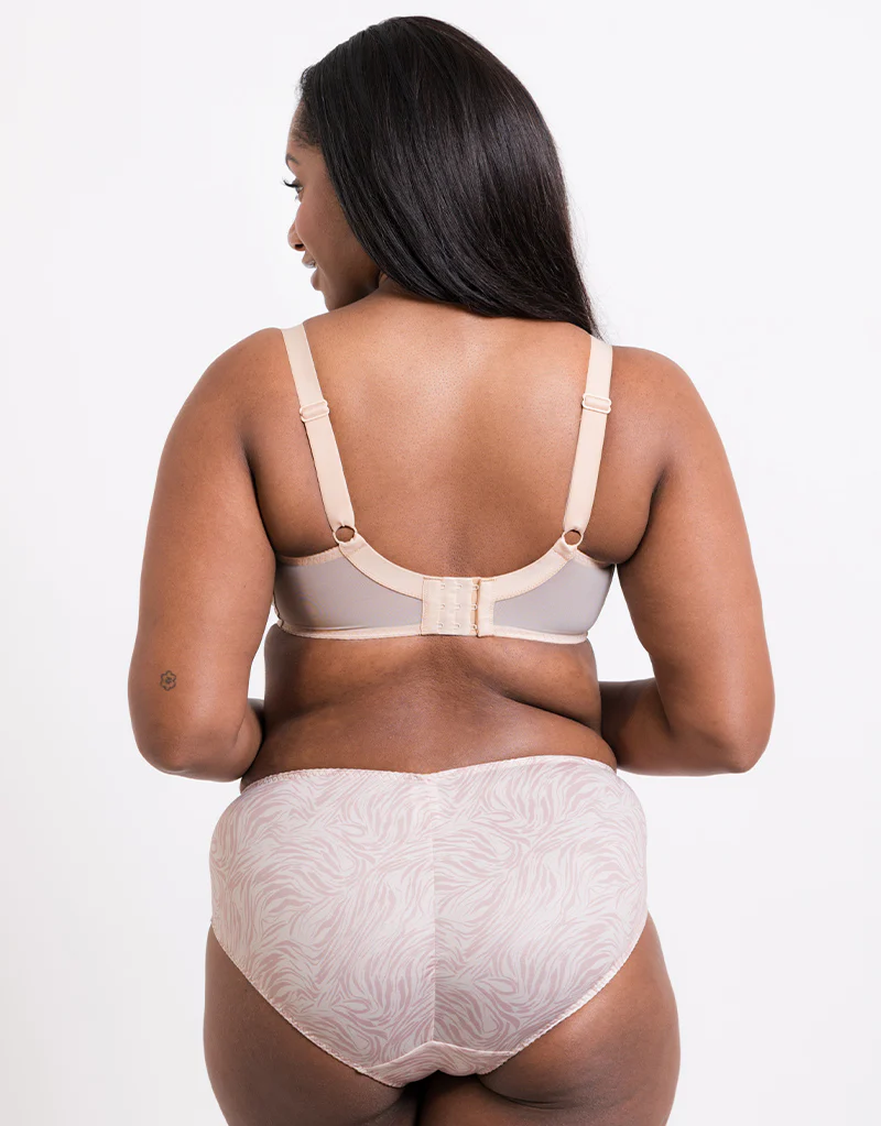 Flirtelle Swirl Balcony Bra Zebra Print - Image 6