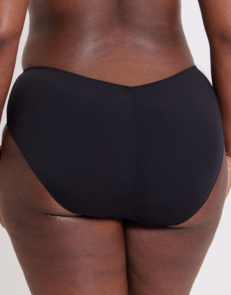 Flirtelle Swirl Brief Black/Blush - Image 2