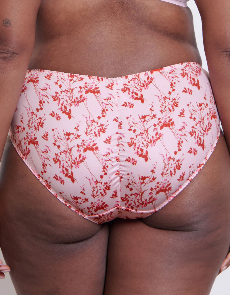 Flirtelle Swirl Brief Blush/Red Print - Image 2