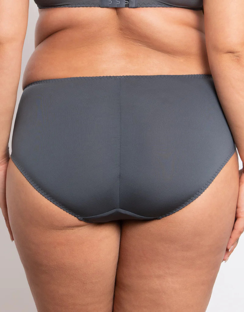 Flirtelle Swirl Brief Dark Grey - Image 2