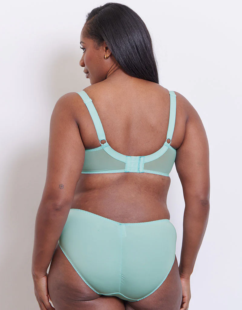 Flirtelle Swirl Balcony Bra Spearmint Blue - Image 6