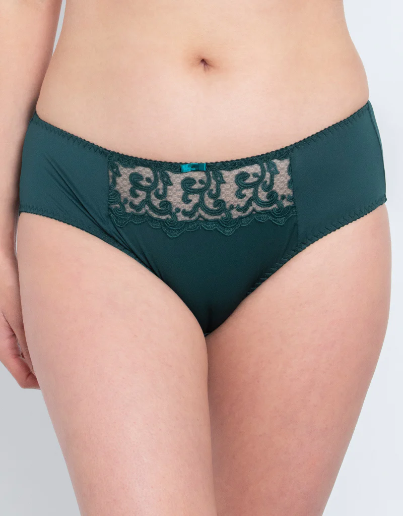 Flirtelle Swirl Brief Spruce Green