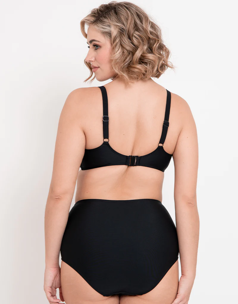 Flirtelle Verona Beach High Waist Bikini Brief Black - Image 4