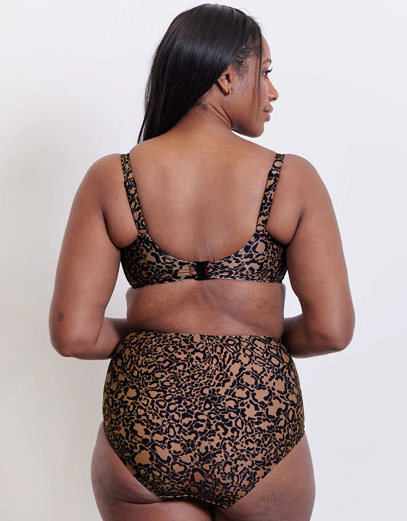 Flirtelle Verona Beach High Waist Bikini Brief Leopard Print - Image 4