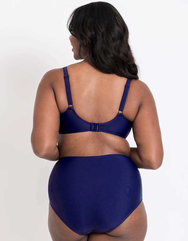 Flirtelle Verona Beach High Waist Bikini Brief Navy - Image 4