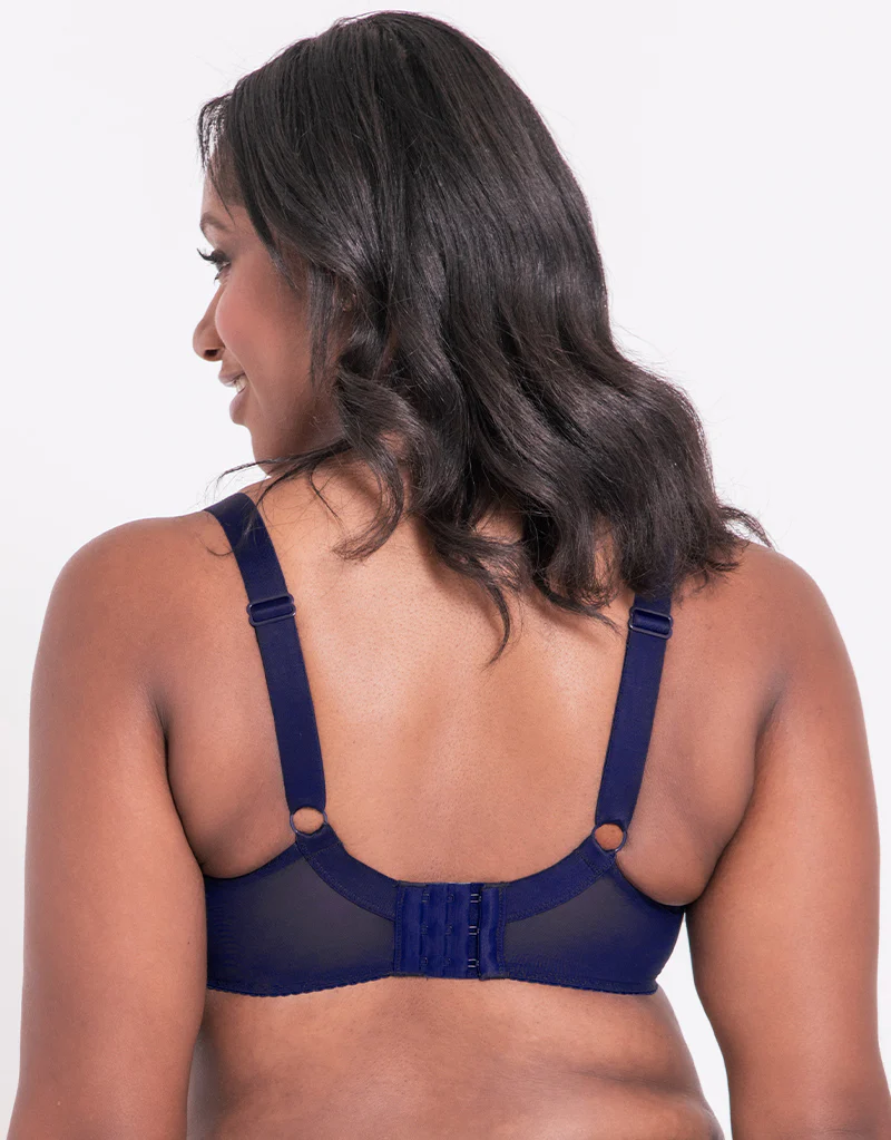 Flirtelle Viola Balcony Bra Navy - Image 5