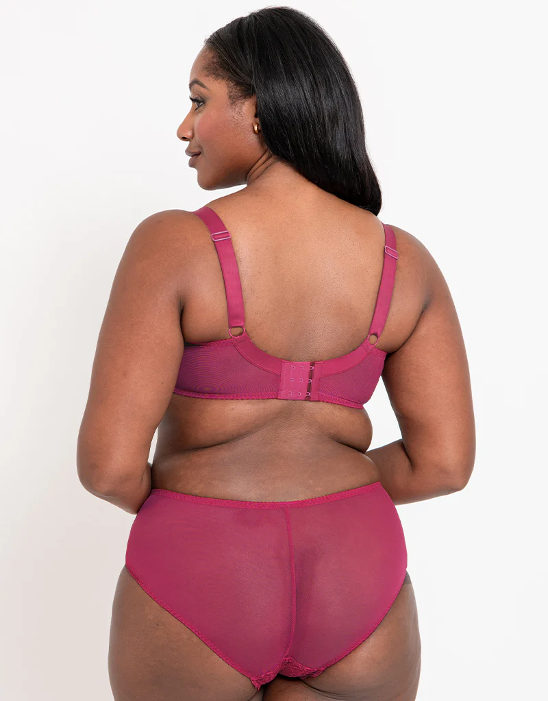 Flirtelle Viola Balcony Bra Sangria - Image 6