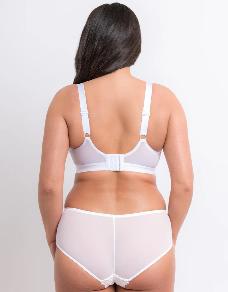 Flirtelle Viola Non-Wired Bralette White - Image 6