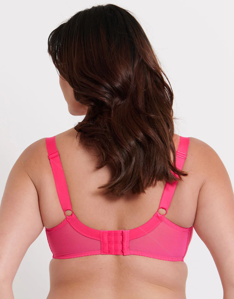 Flirtelle Viola Geo Balcony Bra Pink - Image 5