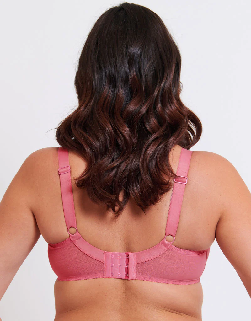 Flirtelle Viola Geo Balcony Bra Rose Pink - Image 5
