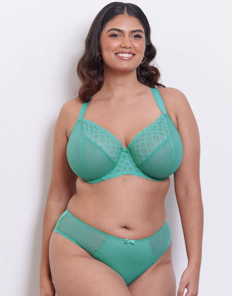 Flirtelle Viola Geo Brazilian Brief Bright Teal - Image 3