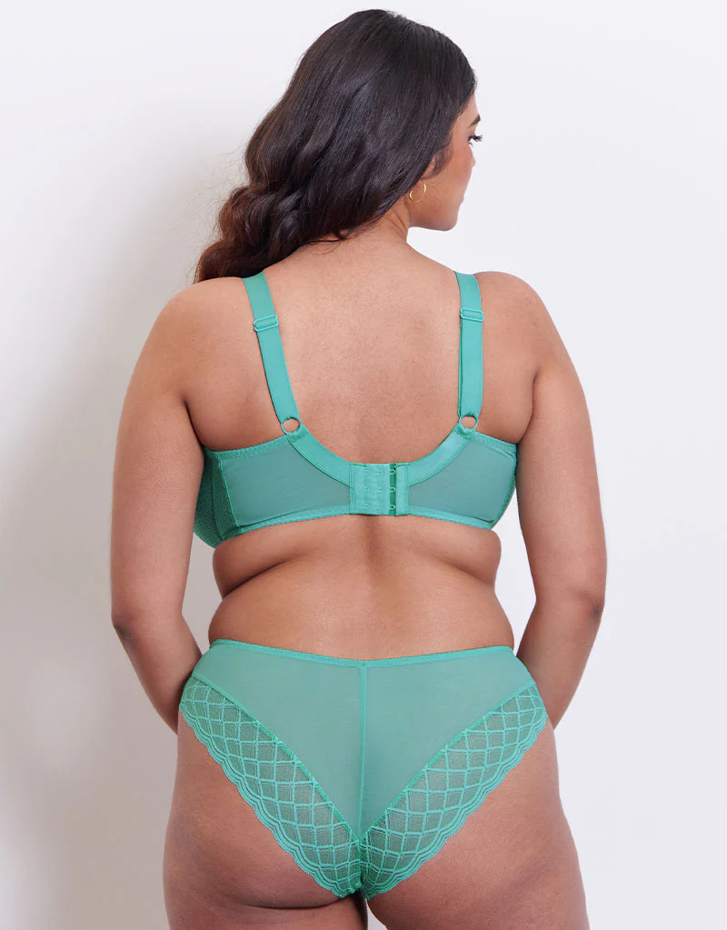 Flirtelle Viola Geo Brazilian Brief Bright Teal - Image 4