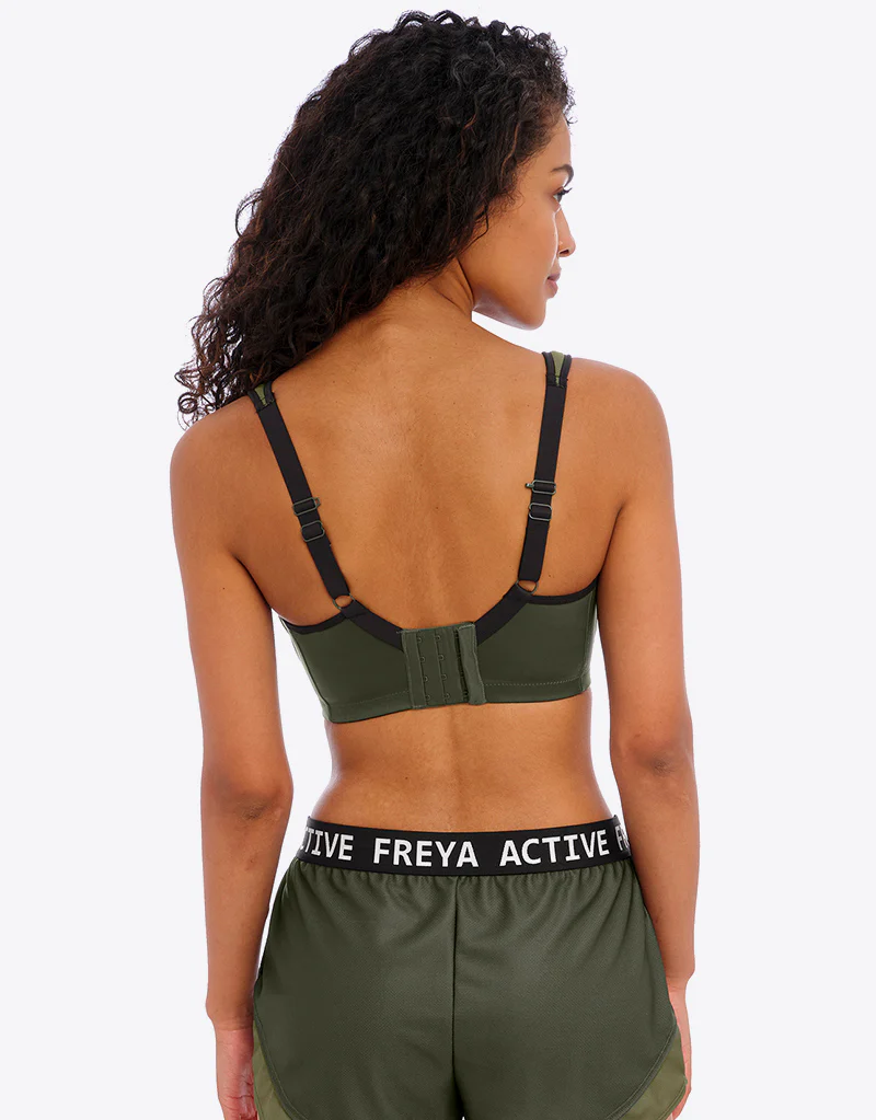 Freya Active Sonic Moulded Sports Bra Khaki - Image 6