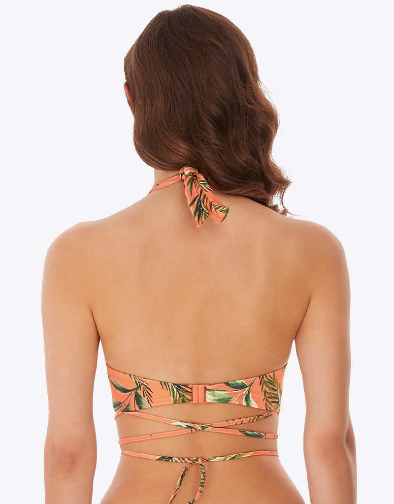 Freya Birds In Paradise Halter Bikini Top Cantaloupe - Image 5