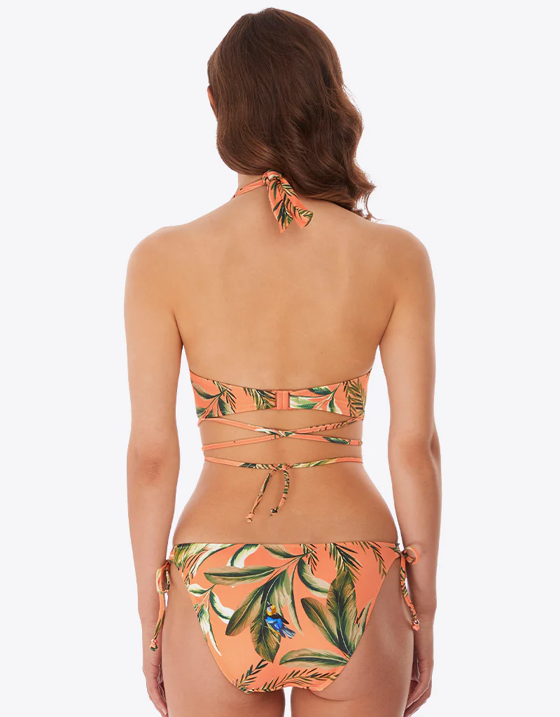 Freya Birds In Paradise Halter Bikini Top Cantaloupe - Image 6