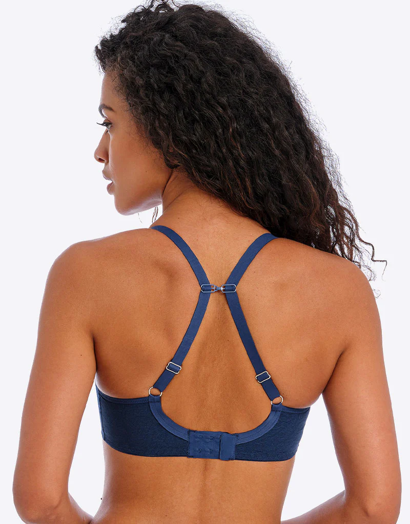 Freya Catwalk Side Support Balcony Bra Midnight Blue - Image 5