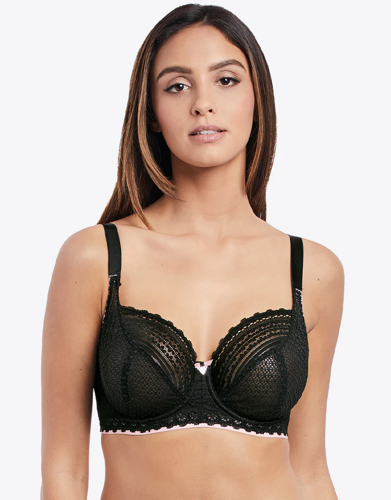 Freya Daisy Lace Balcony Bra Black - Image 5